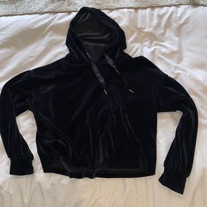 Wild Fable black velvet hoodie